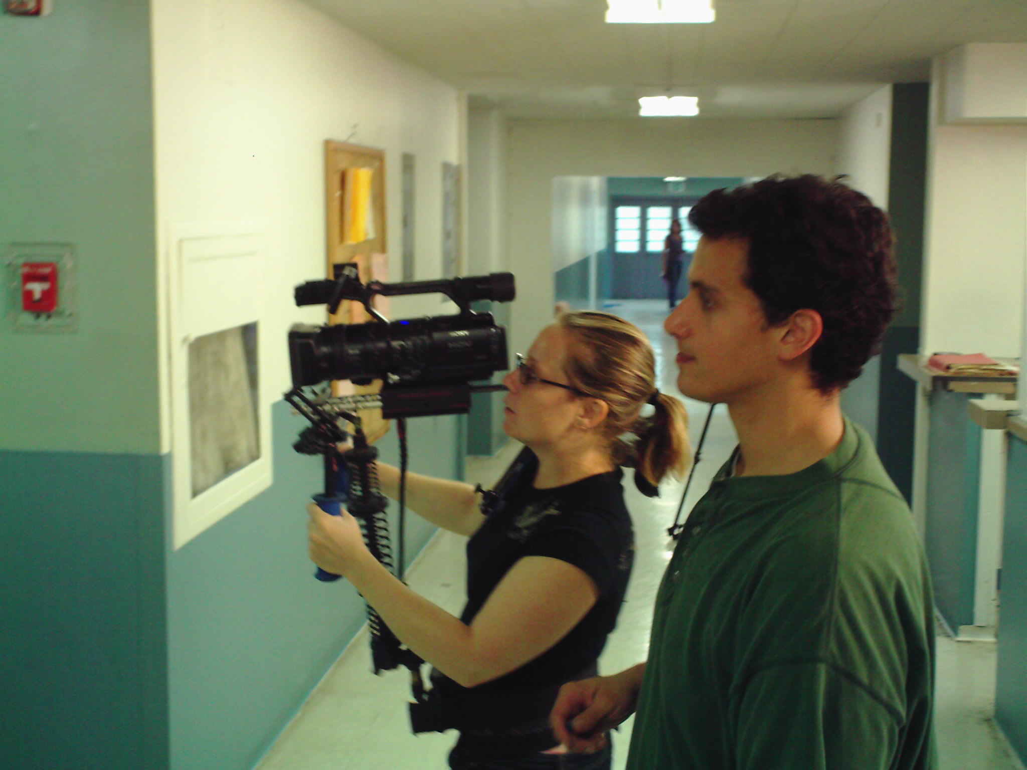 Francine Michelle directing on set